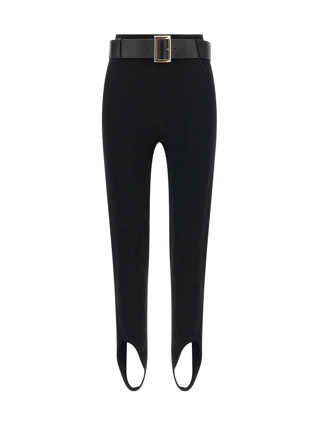 SELF-PORTRAIT M stretch jersey leggings with belt