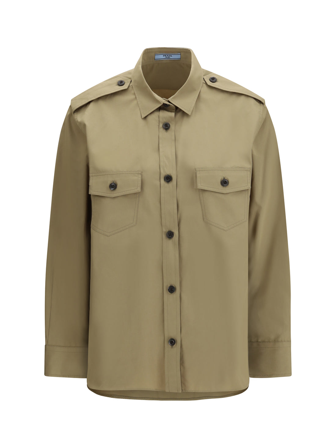 PRADA 42 cotton poplin shirt