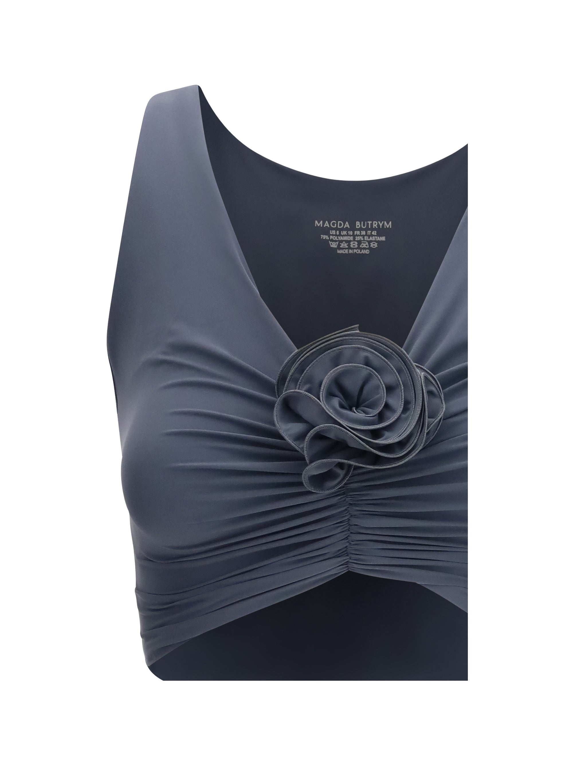 ruched flower top