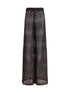 MISSONI 42 wide zigzag mesh trousers with sequins 