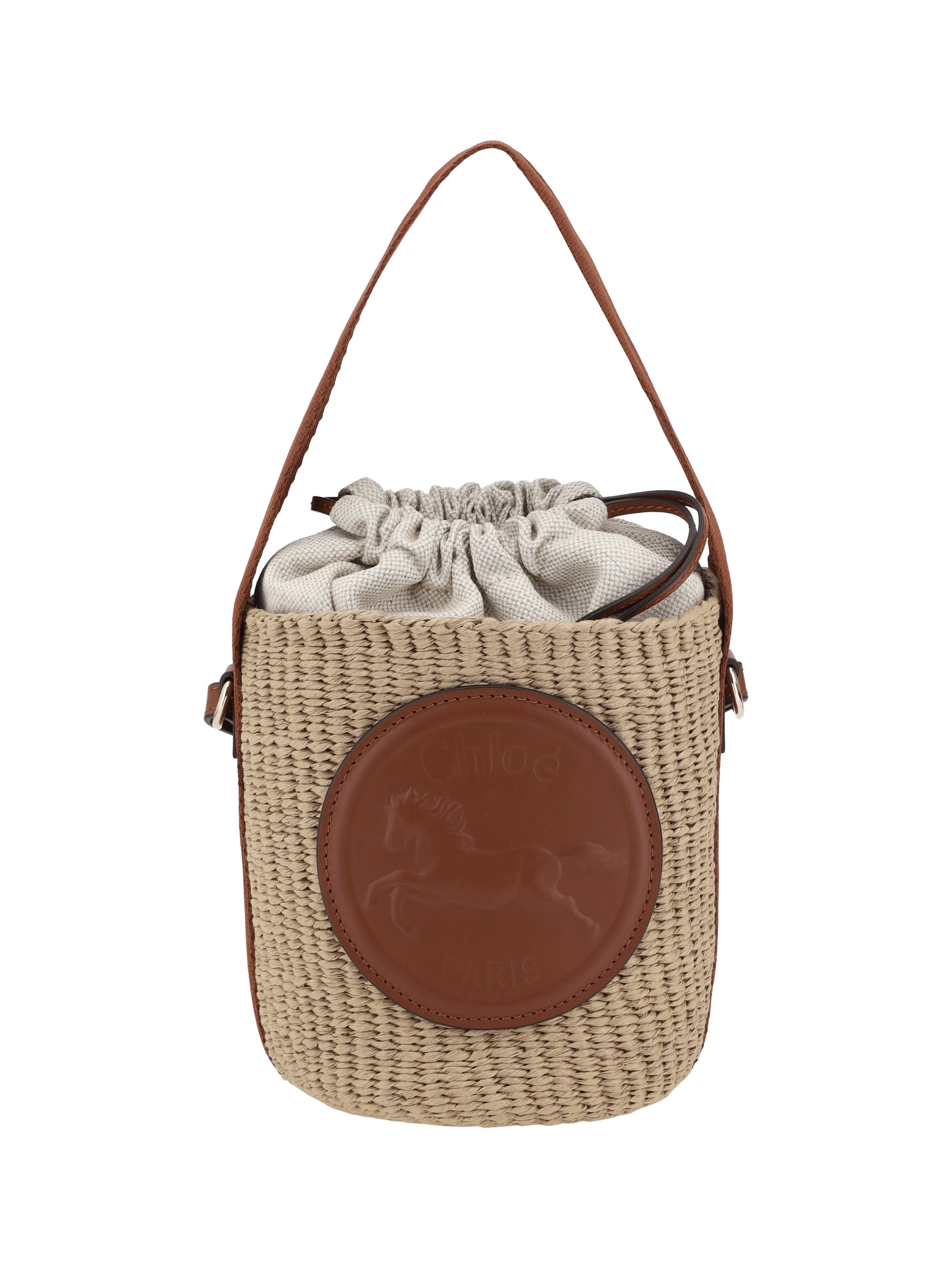 Chlo Horse Medal Bucket Bag