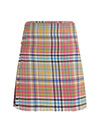 heather check mini kilt