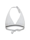 tech jersey bikini top with monili