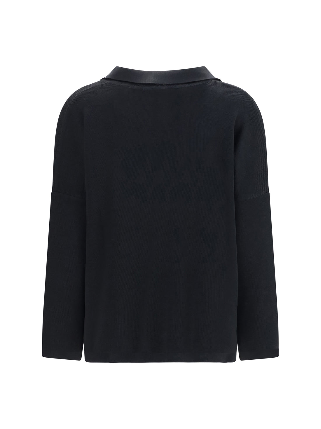 ELLA M wool polo collar sweater