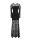 long lace dress