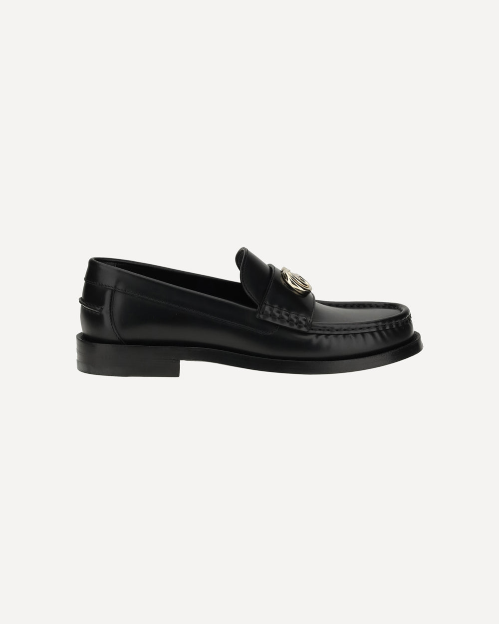 Gucci Gg Logo Loafers Black
