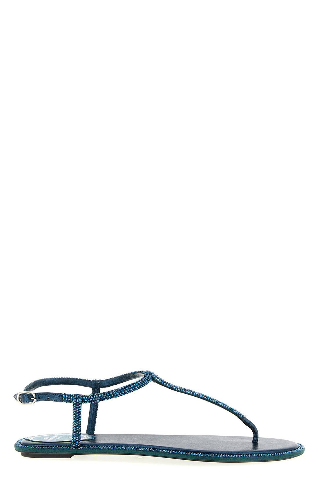 RENÉ CAOVILLA 39 diana flat leather flip-flop sandals