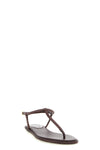 diana flat leather flip-flop sandals