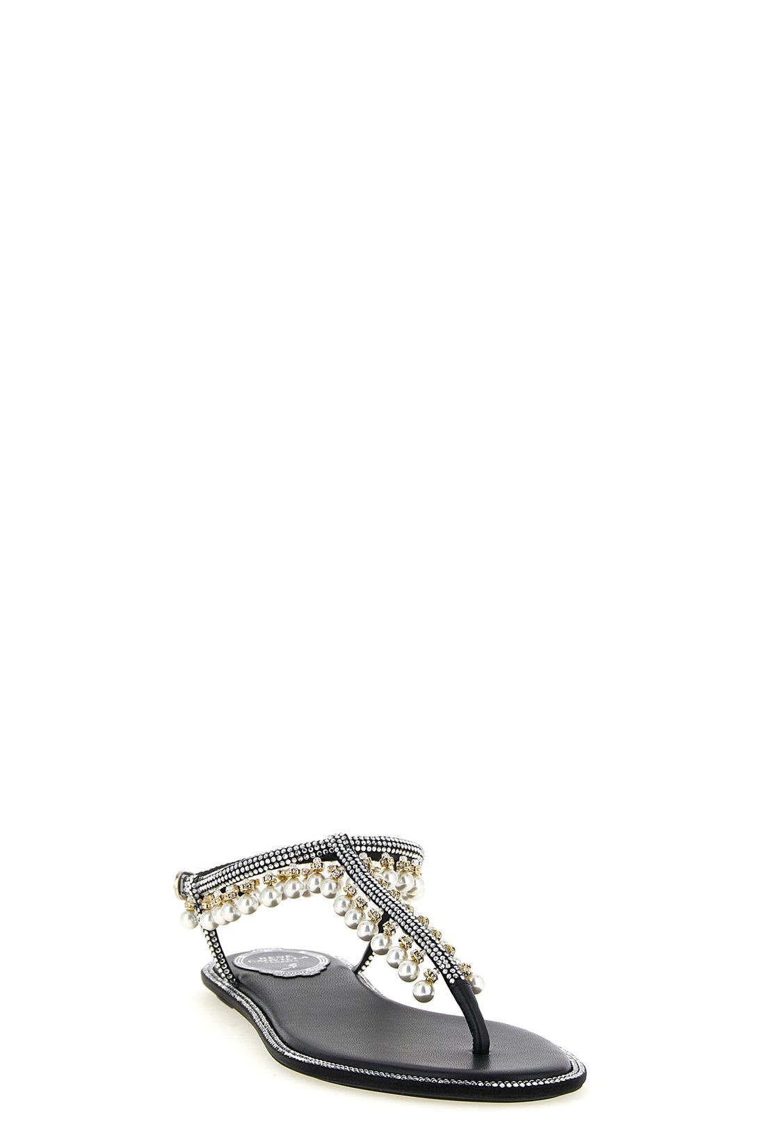 RENÉ CAOVILLA 37 diana satin sandals