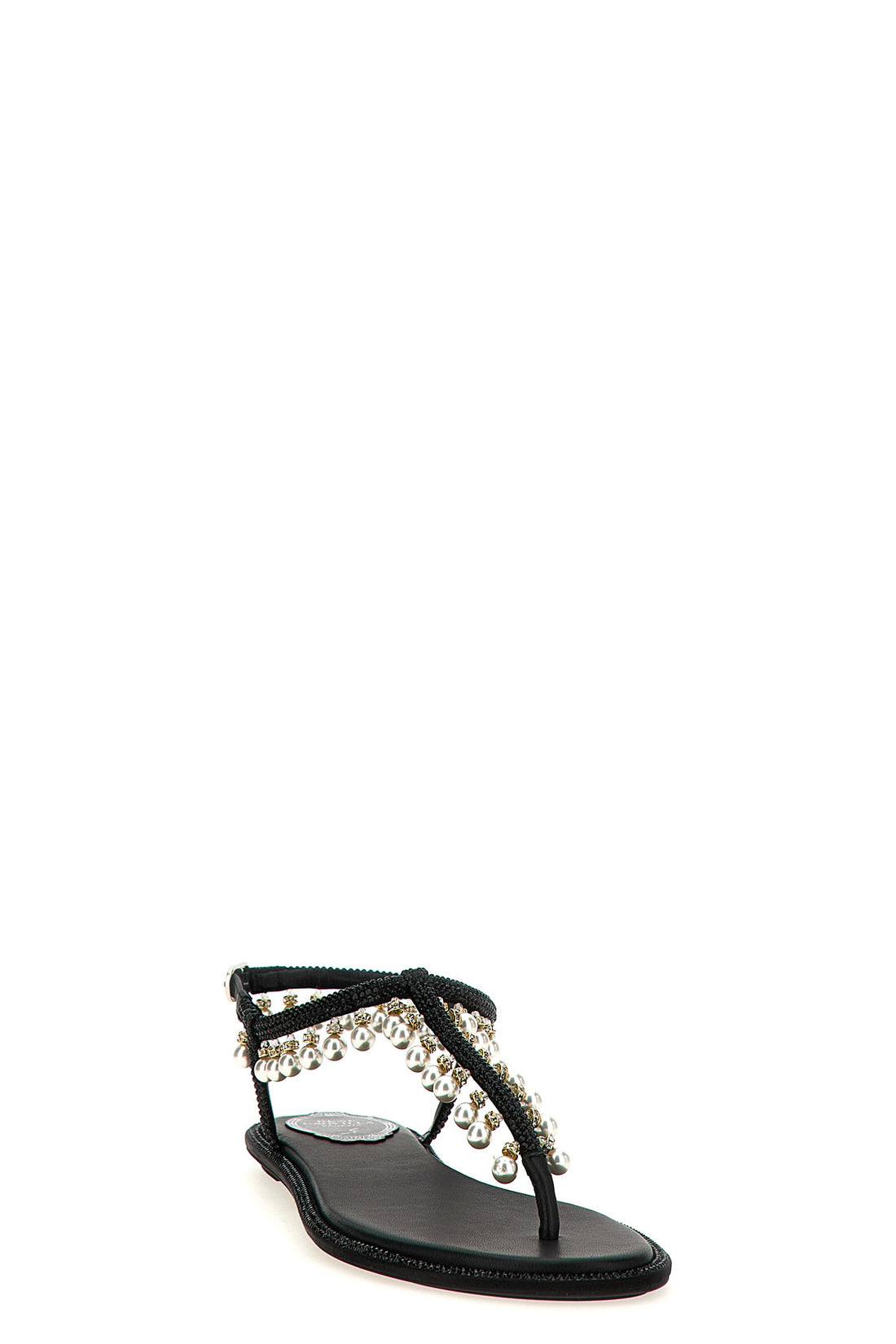 RENÉ CAOVILLA 36 diana leather thong sandals