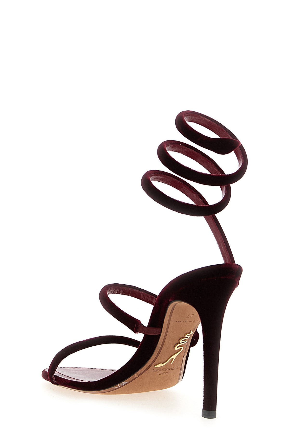 cleo velvet sandals