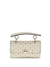 rockstud spike mini top handle bag in nappa