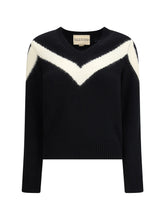VALENTINO M wool sweater with a bow at the back