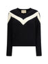 VALENTINO M wool sweater with a bow at the back