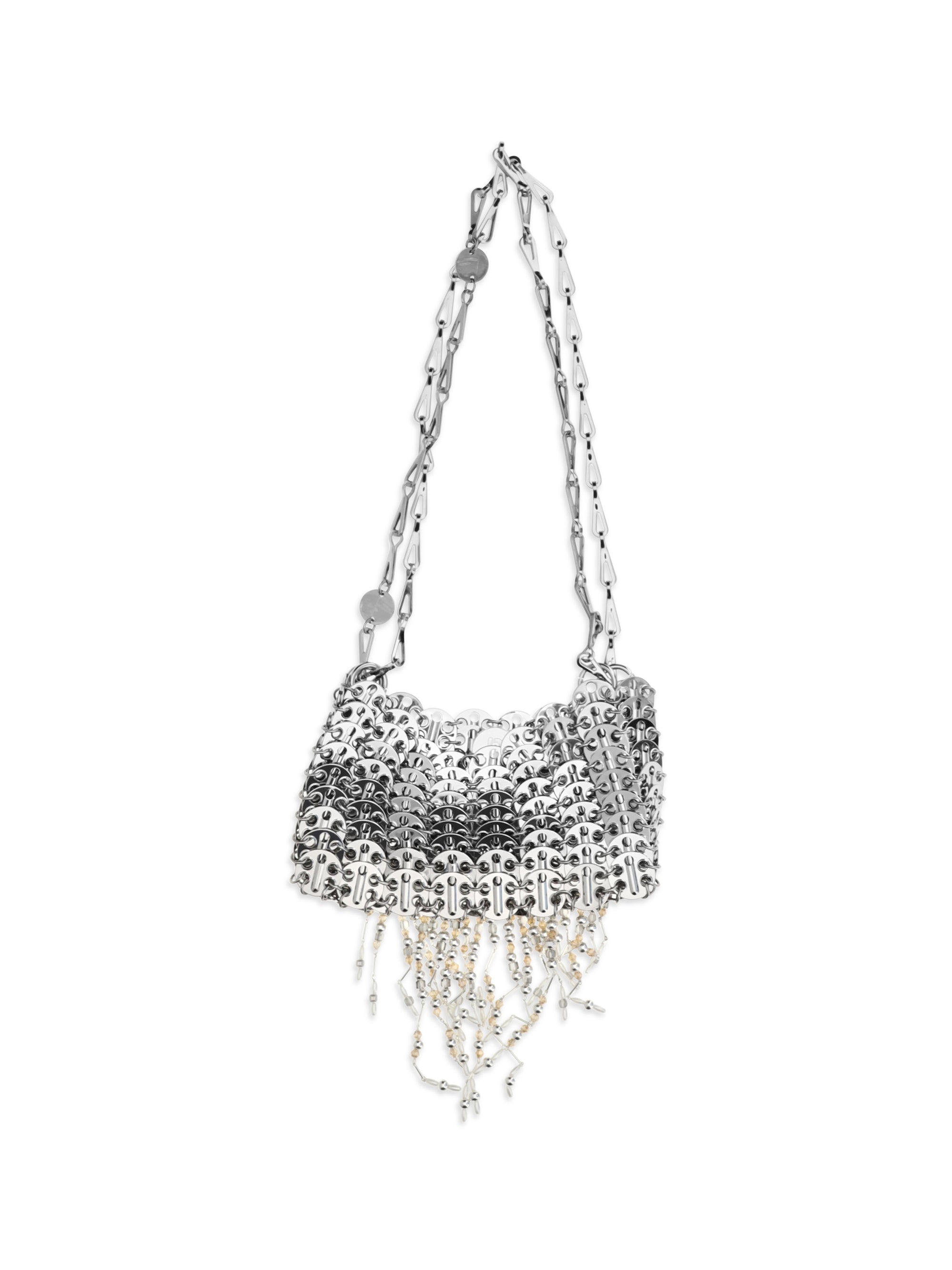 nano 1969 pearl fringe shoulder bag