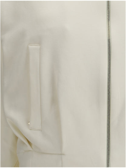 MAX MARA PURE L argenta cropped sweatshirt