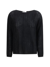 ALLUDE M rib-knit crew-neck sweater 