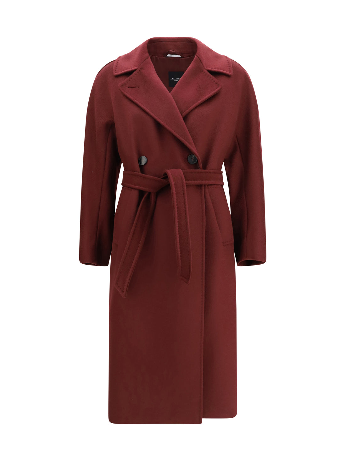 MAX MARA WEEKEND 44 belted wool coat