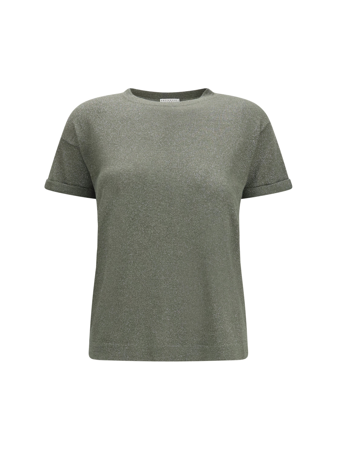 BRUNELLO CUCINELLI M cashmere glitter t-shirt