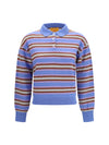 college striped polo sweater
