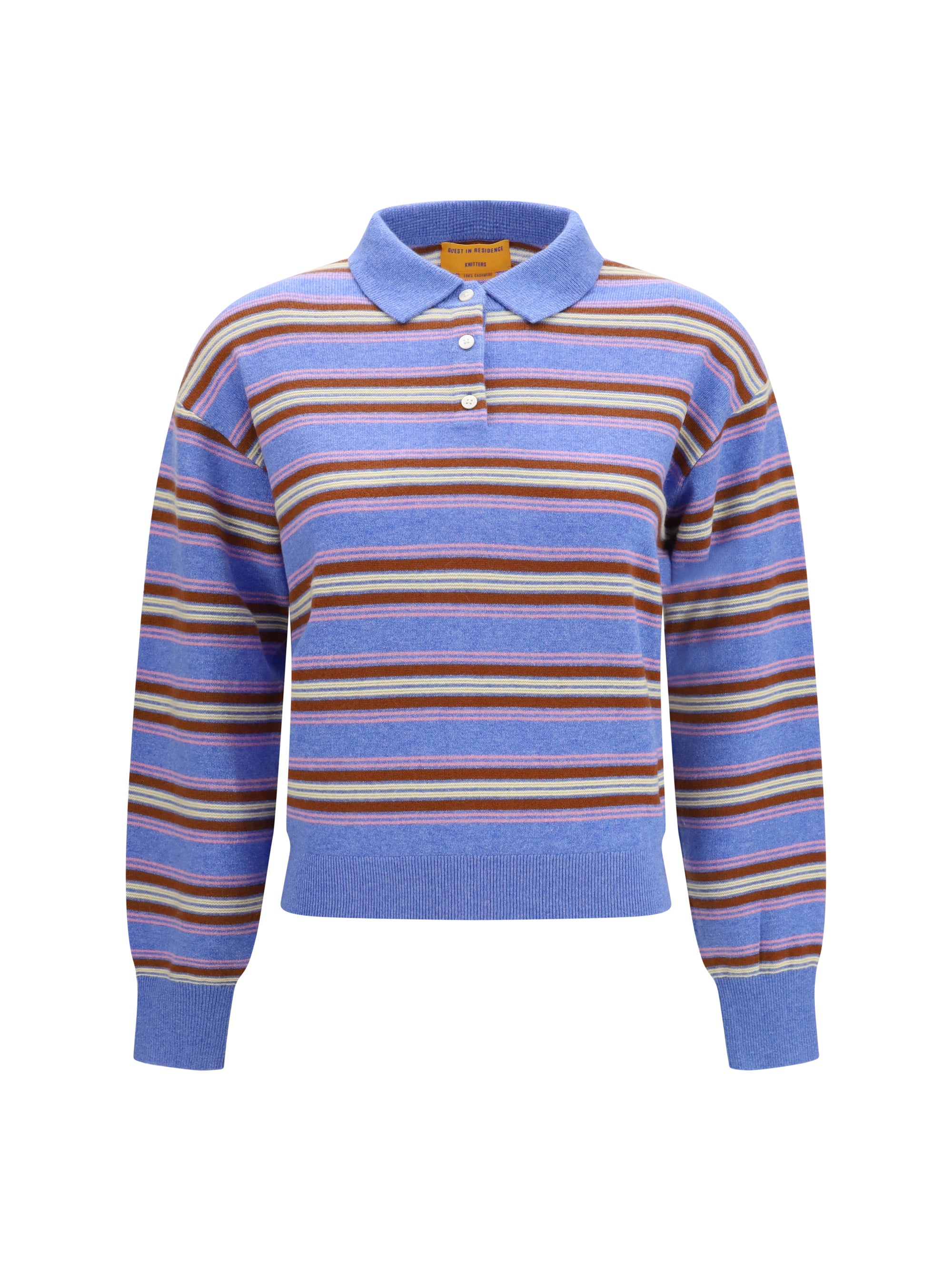 college striped polo sweater