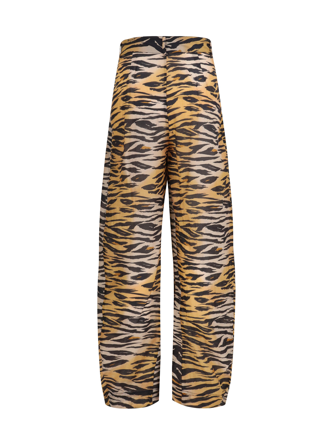 PINKO 38 barrel fit animal-print pants