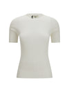 short-sleeve cotton sweater