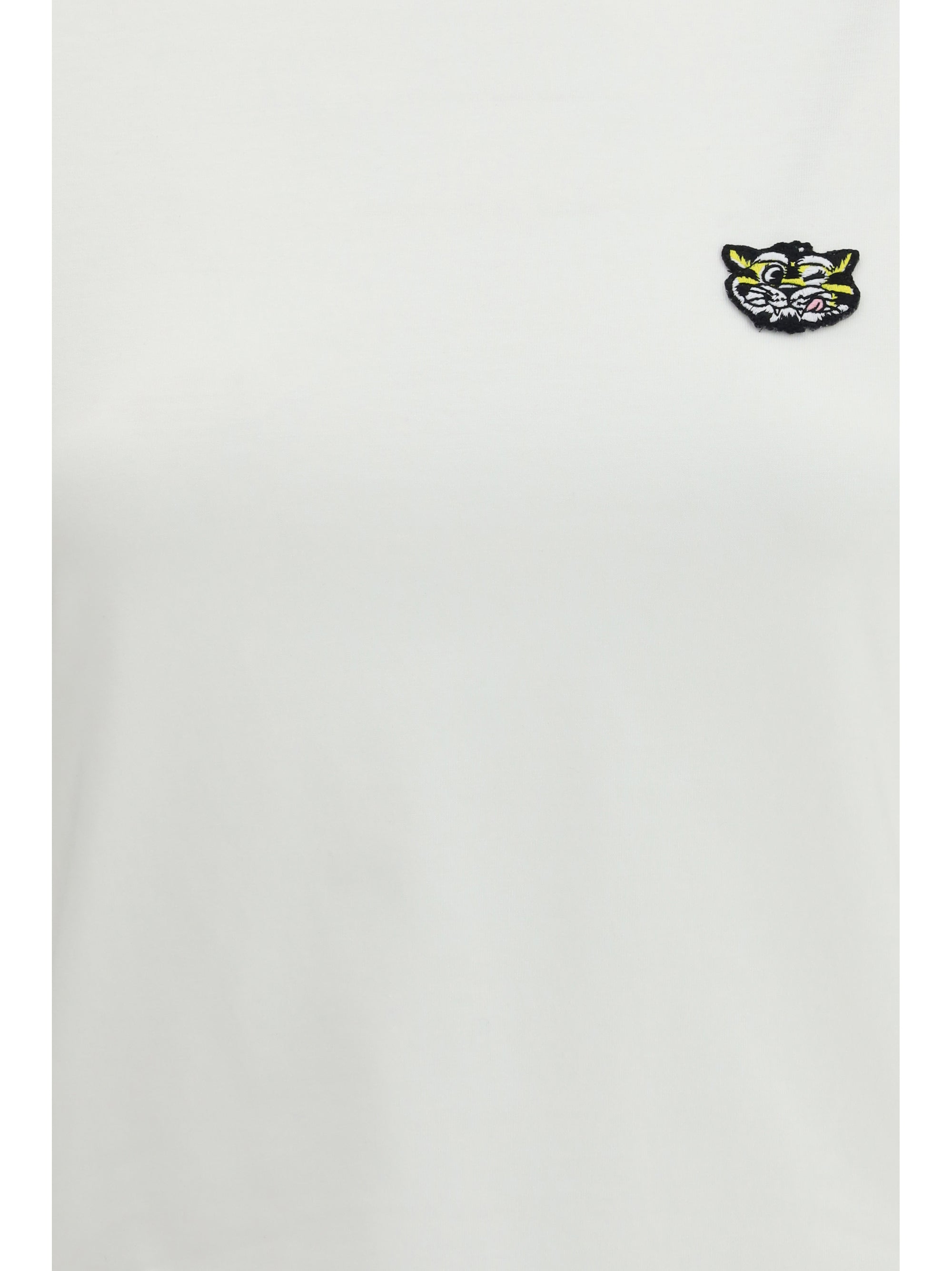 cotton t-shirt with the embroidered “wild tiger”
