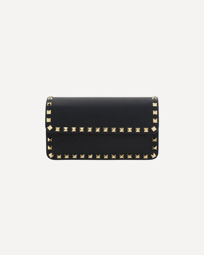 Valentino Garavani Rockstud Shoulder Bag Black