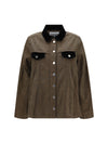 neppy denim overshirt
