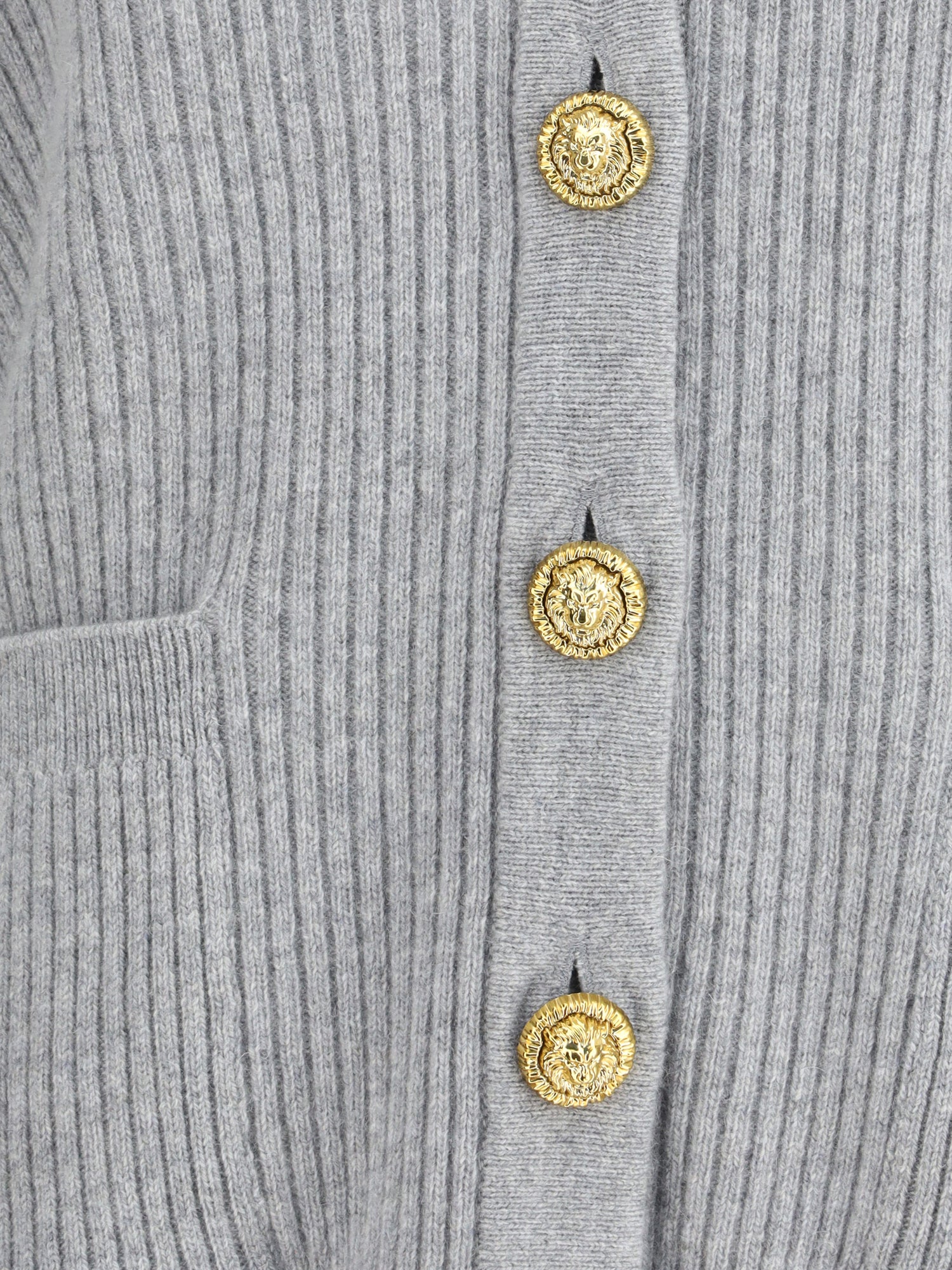 BALMAIN 36 long cashmere cardigan