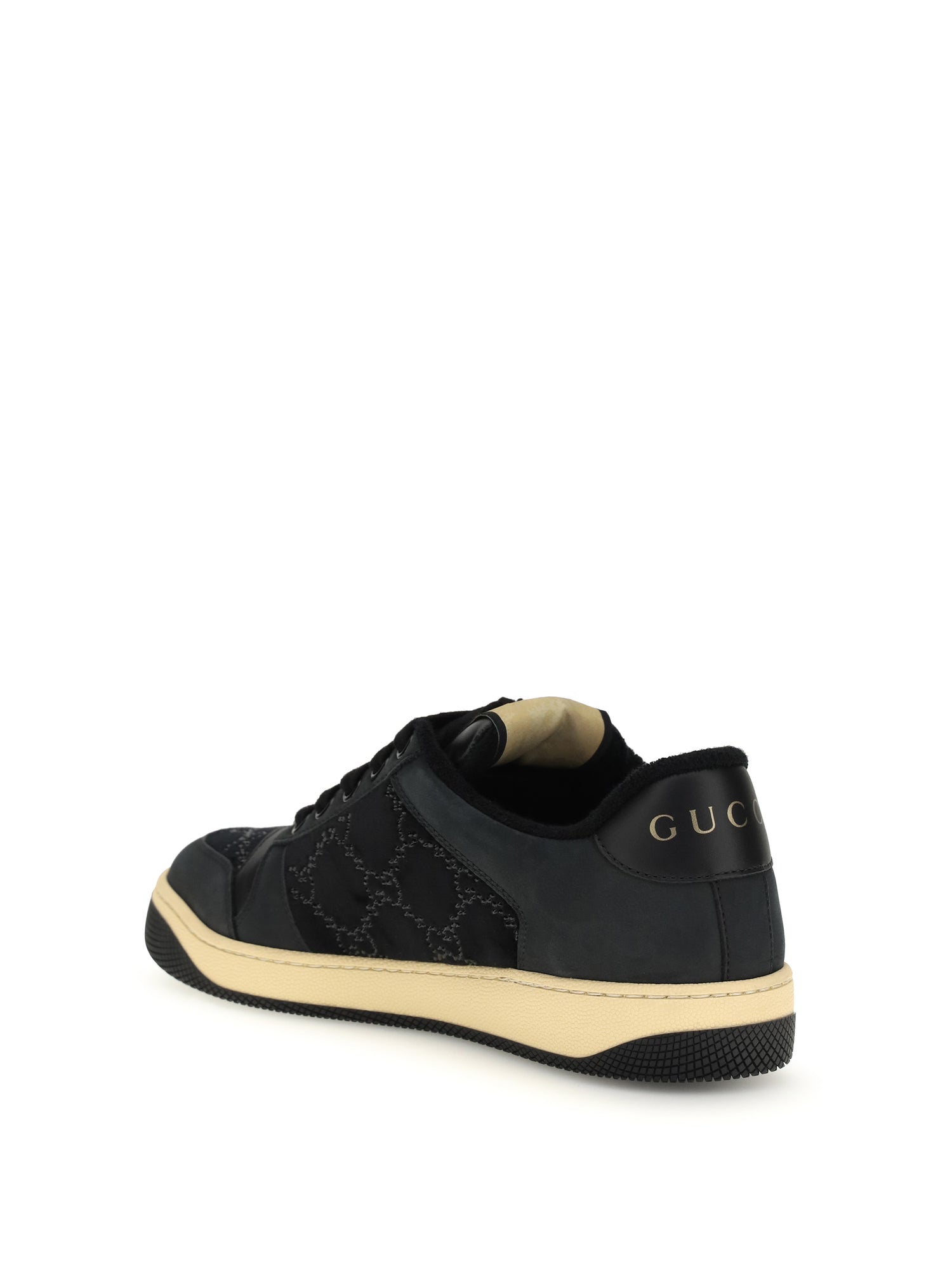 GUCCI 36 gg crystal screener sneakers