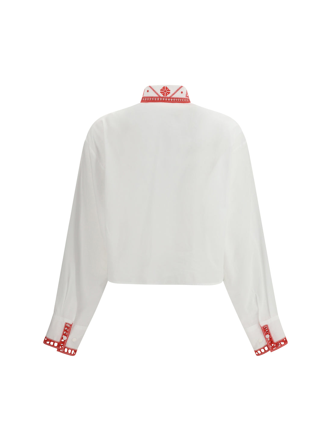 ERMANNO SCERVINO 40 manjaro embroidered shirt