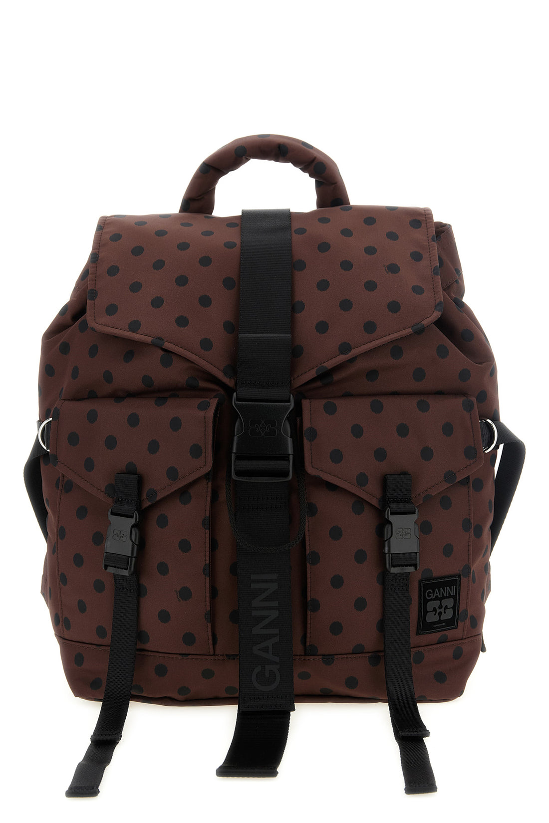 GANNI OS re-tech nylon backpack