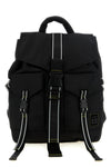 the ganni re-tech backpack is distinguished by a utilitarian construction decl