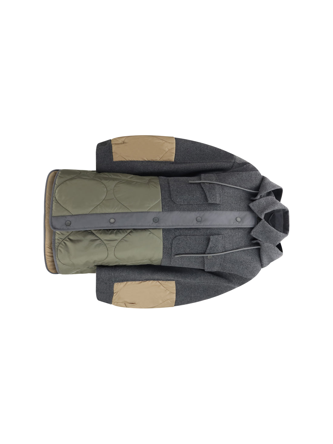 MAX MARA WEEKEND 40 wool and technical fabric jacket