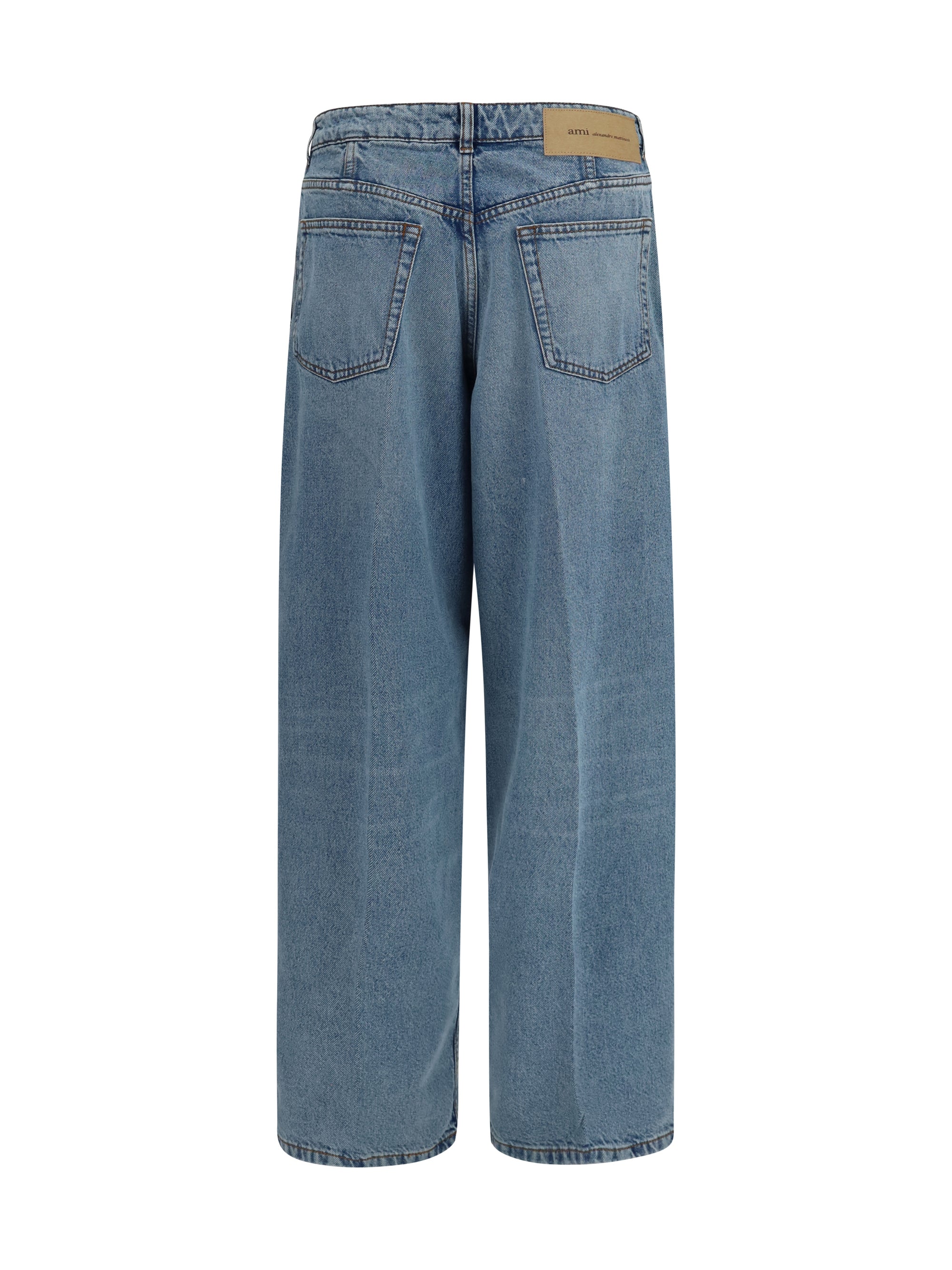 balloon jeans in denim