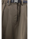 nylon midi skirt