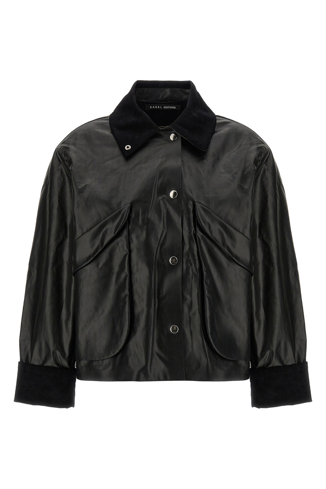 KASSL EDITIONS 36 hunting jacket in coated effect cotton blend