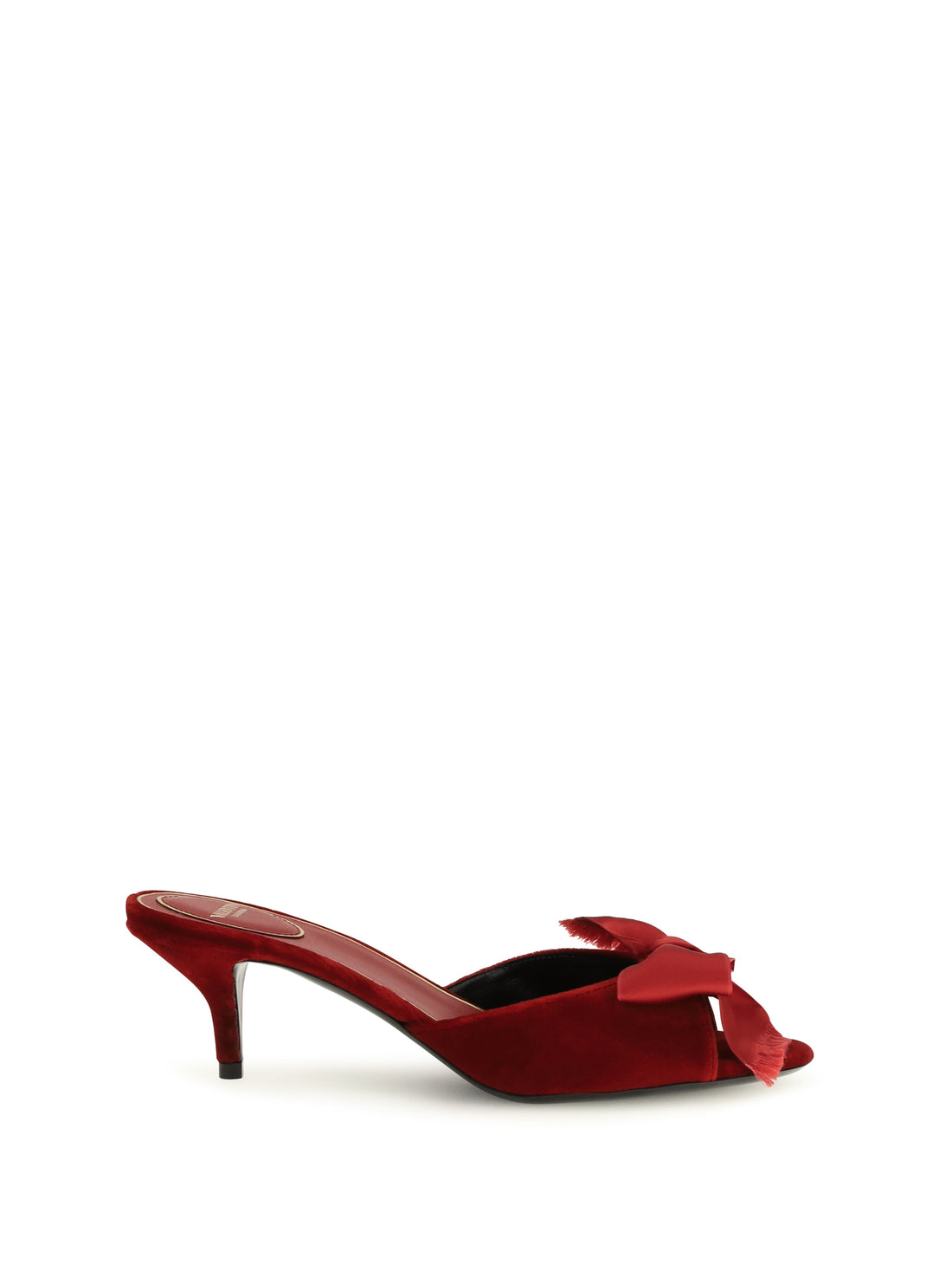 VALENTINO GARAVANI 36 marie velvet slide sandals