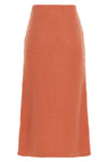 cashmere fabric long skirt