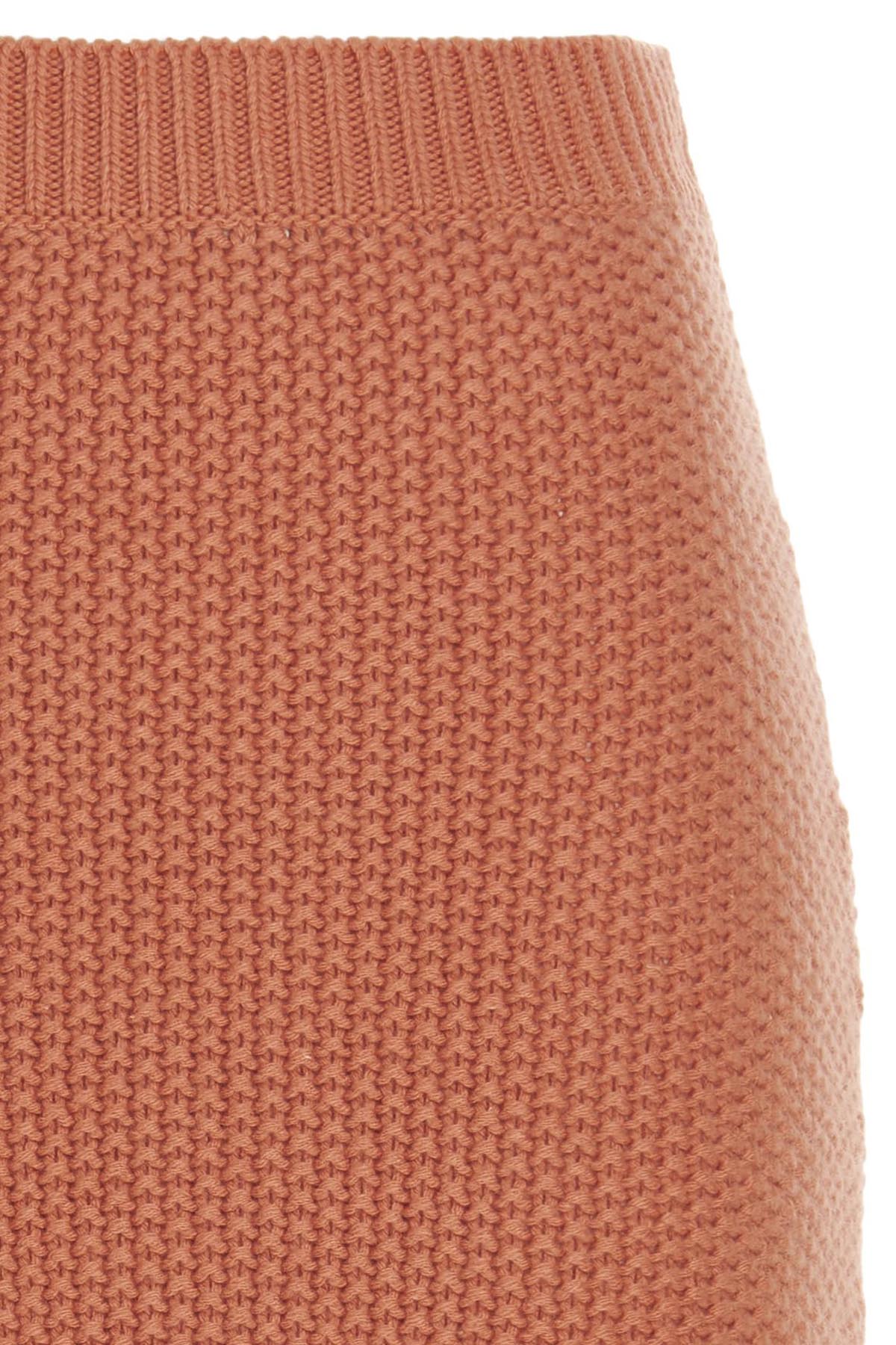 cashmere fabric long skirt