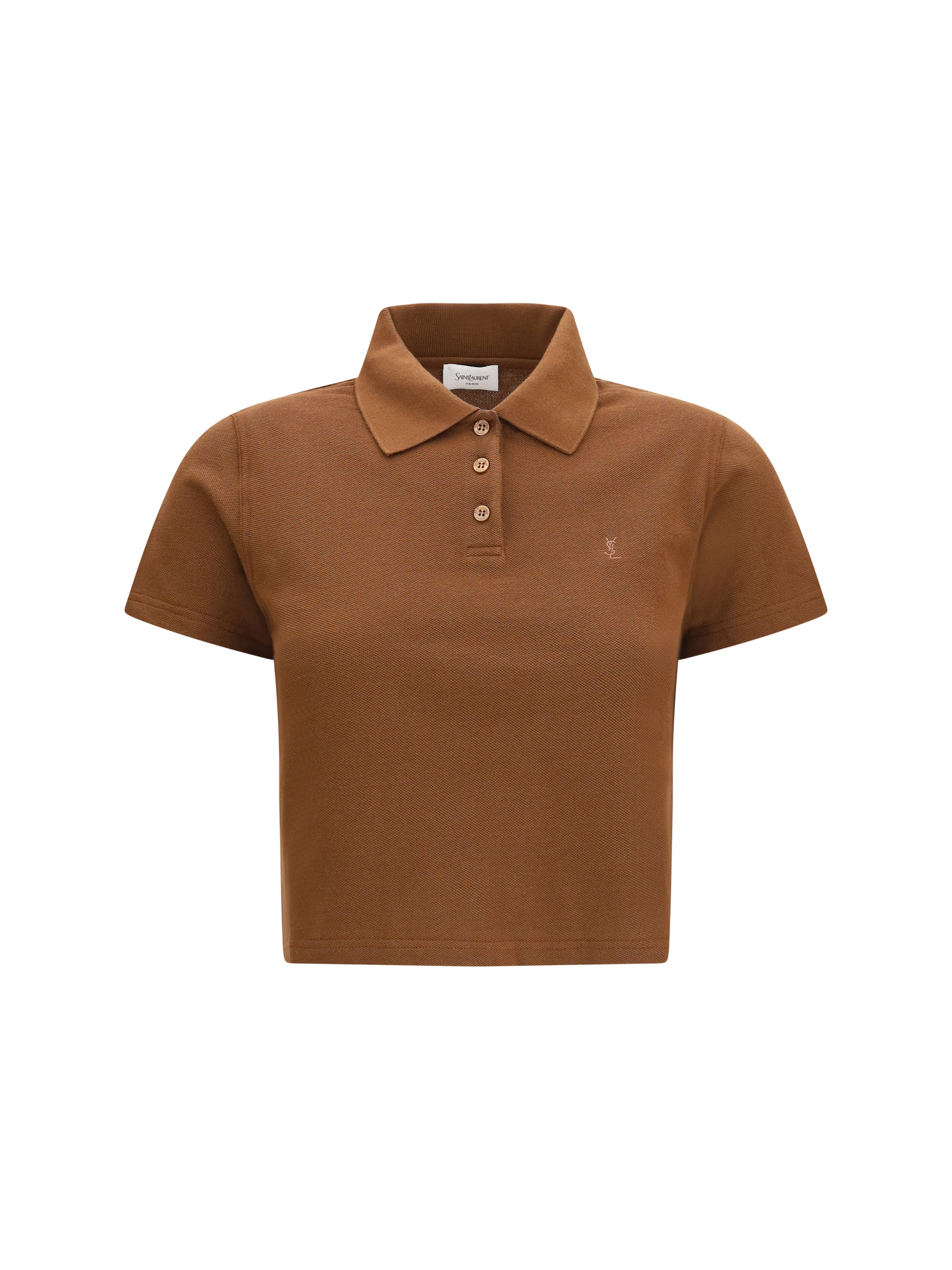 cassandre short cotton piqué polo shirt