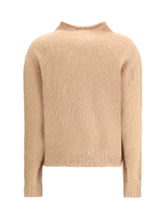 MAX MARA STUDIO L turtleneck sweater in brushed mohair-blend yarn