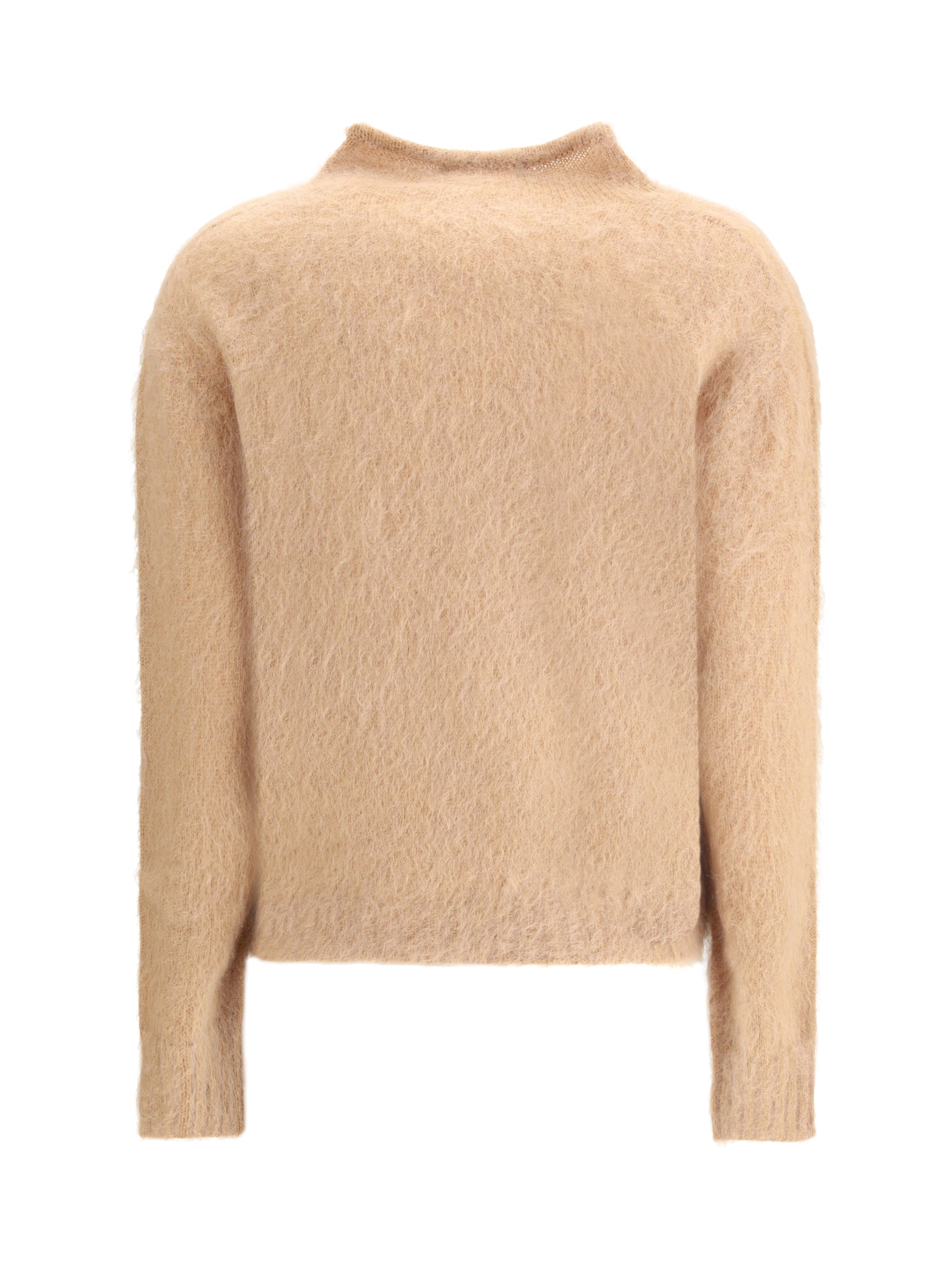 MAX MARA STUDIO L turtleneck sweater in brushed mohair-blend yarn
