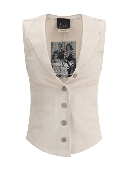 PINKO S denim vest