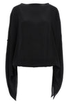 cristina blouse in crepe de chine