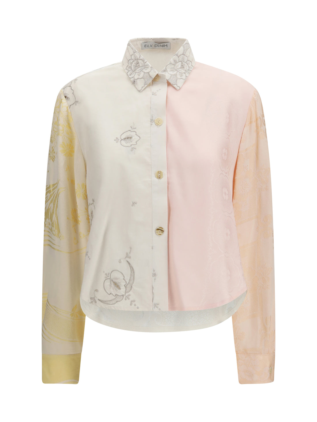 E.L.V. DENIM 8 emilie embroidered shirt 