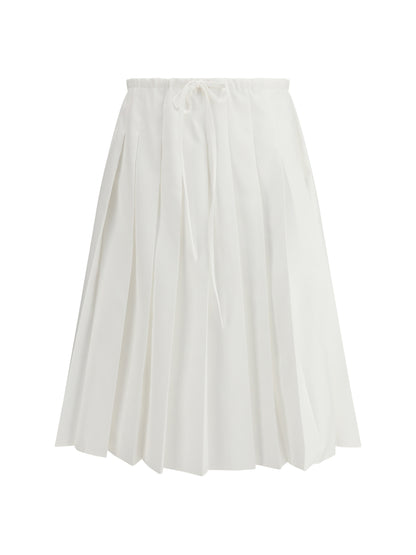 PRADA 38 pleated jersey skirt