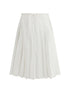 PRADA 38 pleated jersey skirt